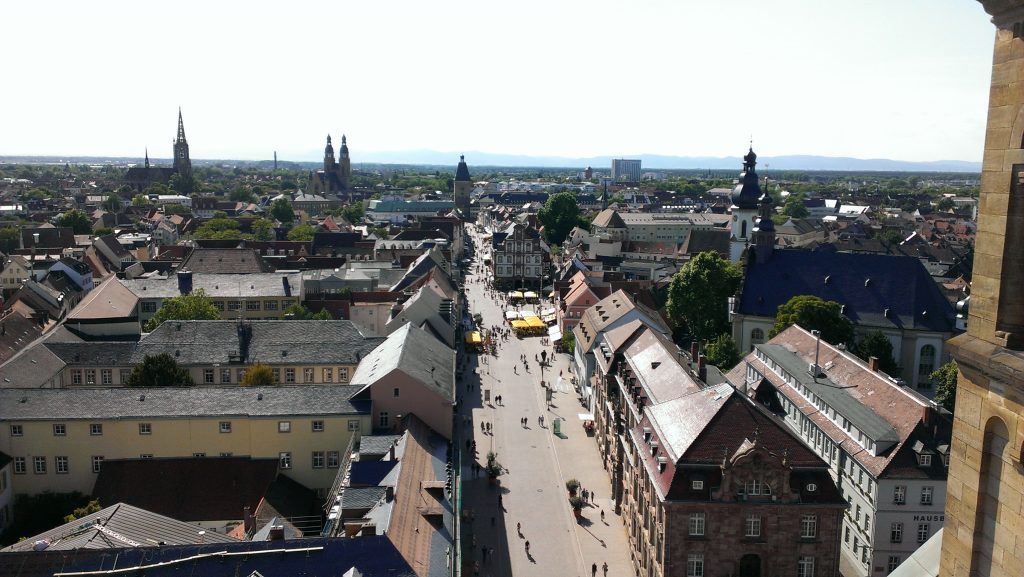 Blick über Speyer vom Dom aus
